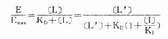 受体结合量效关系的Scatchard作图